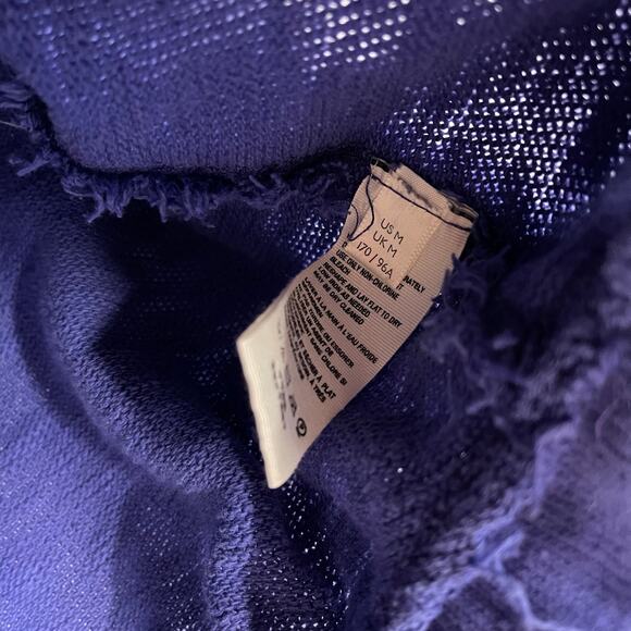 We The Free People Golden Road Oversized Cardigan Medium Periwinkle - Picture 7 of 10